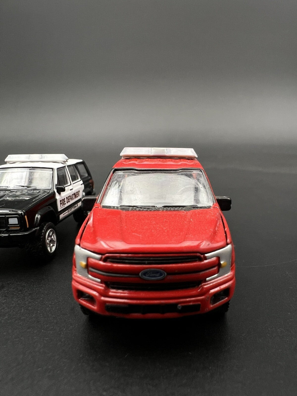 2 Pack 1/64 Code 3 LP6000 Clear Lightbar Greenlight Fire EMS Ambulance Truck SUV6