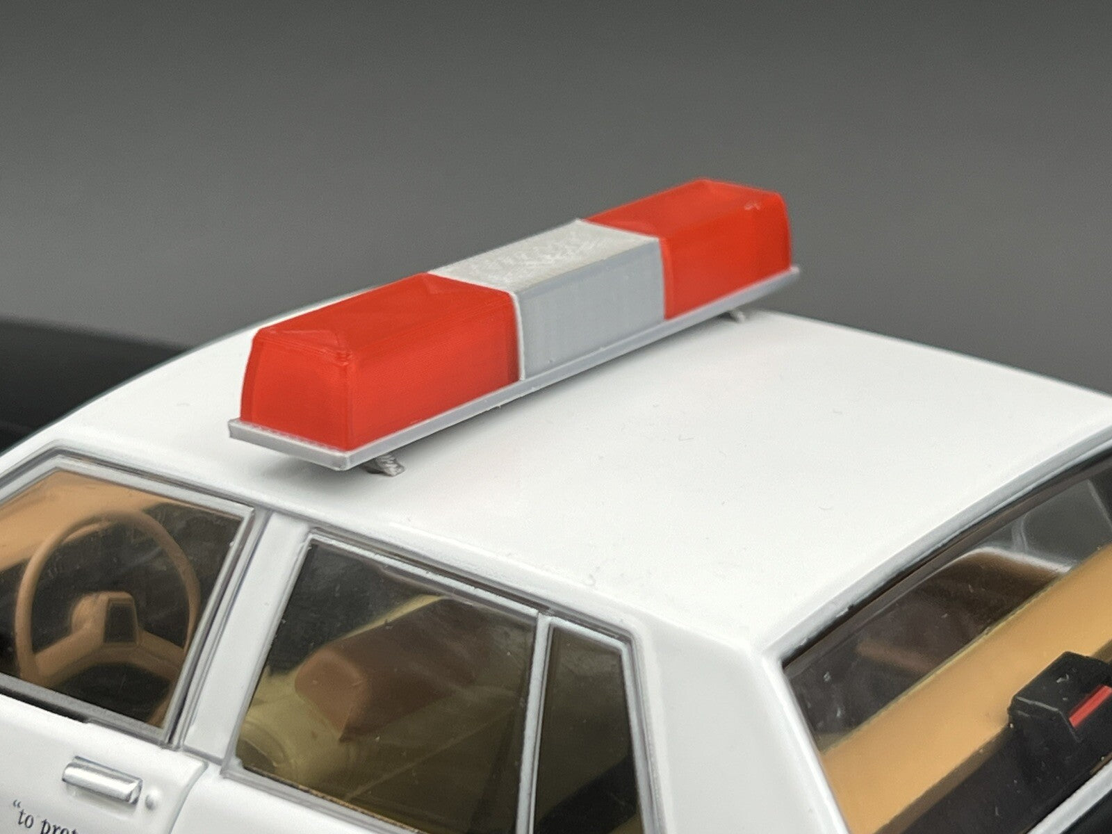 1/18 Red Federal Signal Twinsonic Lightbar Police Sheriff State Highway Patrol4