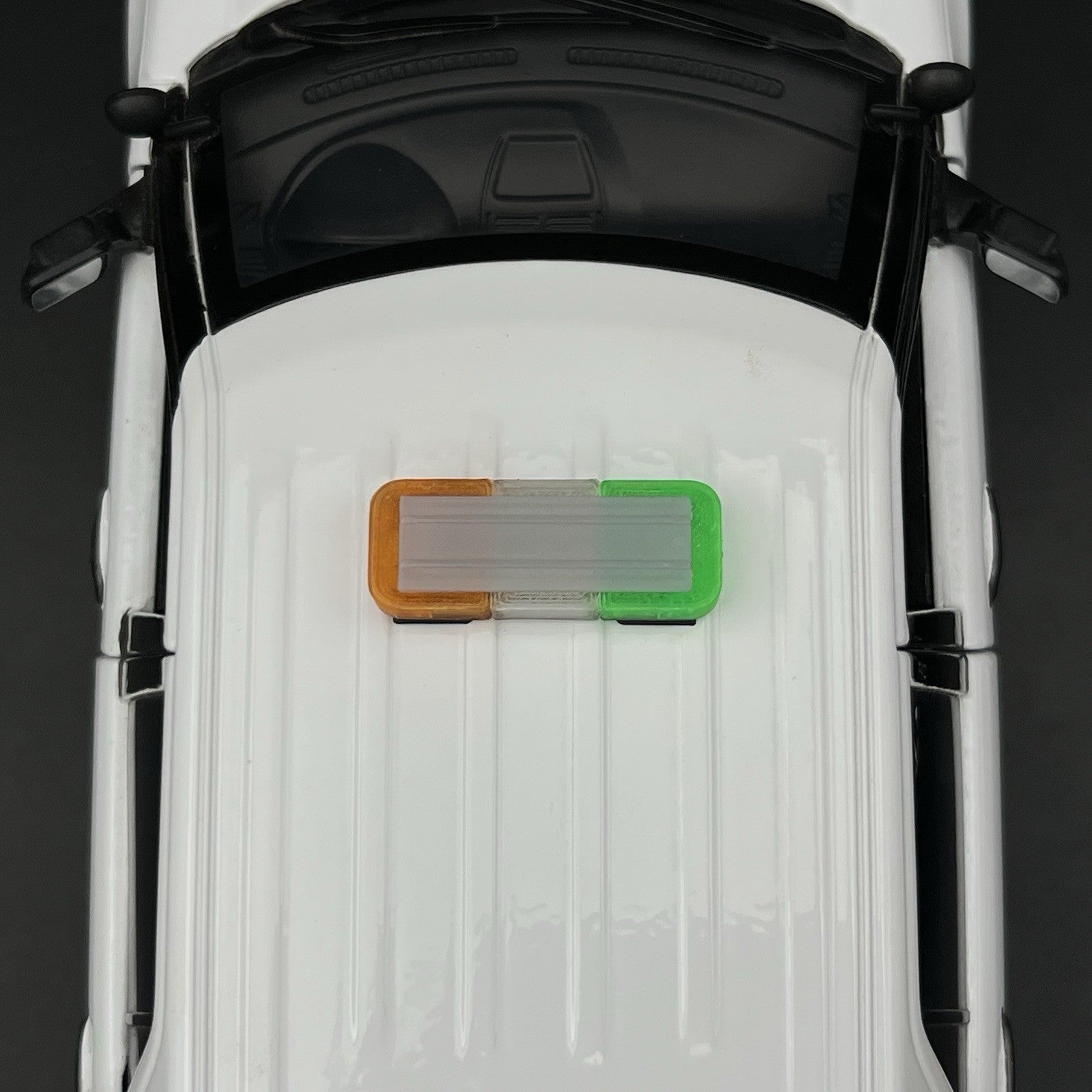 1/18 Mini Whelen Edge Lightbar Amber Clear Green Gray Top Cover5