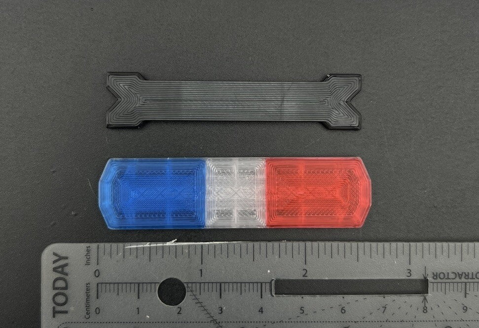 1/18 LED Ready Code 3 2700 Lightbar Blue Red Sheriff Highway Patrol Police Car4