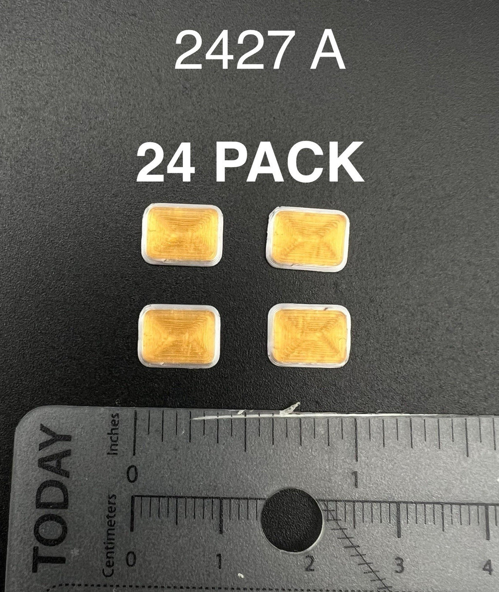 24 Pack 1/24 25 Amber Whelen 900 Ambulance Warning Lights EMS Police Fire0