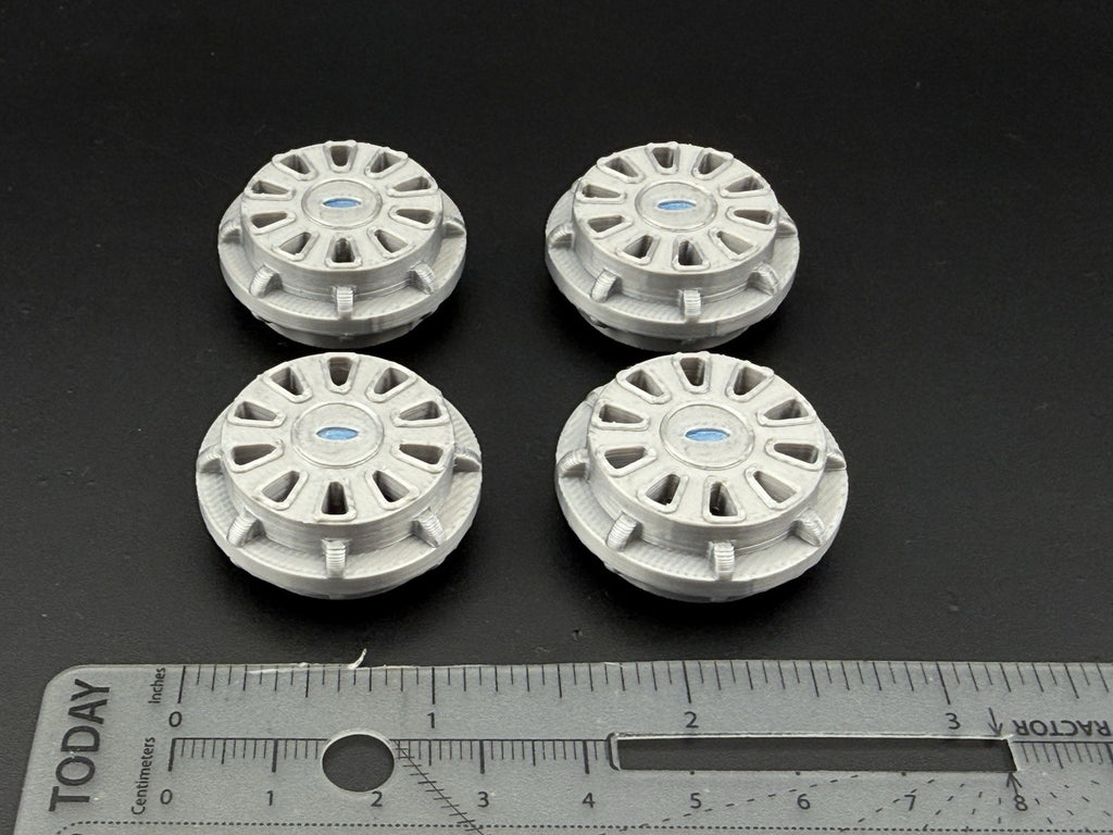 1/18 Scale Model Wheel For Motormax Crown Victoria 2006 Police Hubcap 18601