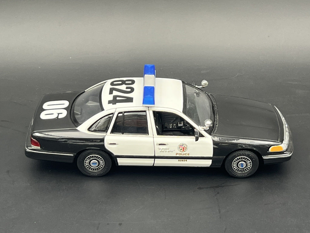 1/24 25 Blue Federal Signal Twinsonic Lightbar Police Sheriff State Patrol5