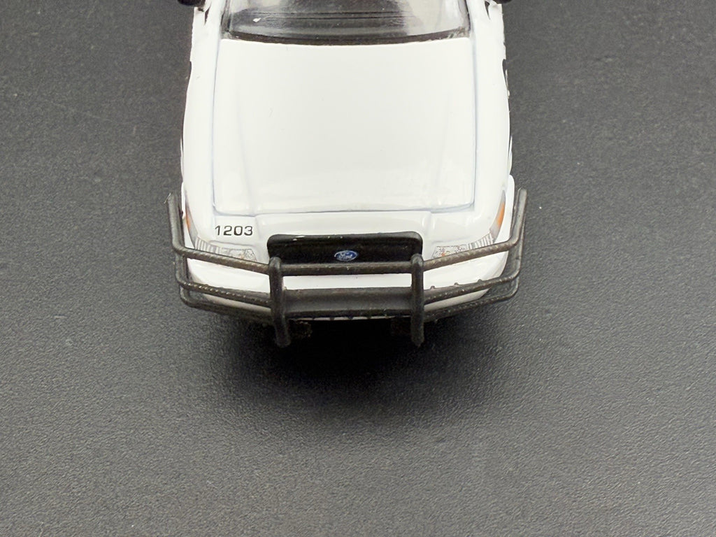 2 PACK 1/64 Scale Go Rhino Wrap Around Push Bumper Pushbar For Crown Vic Police6