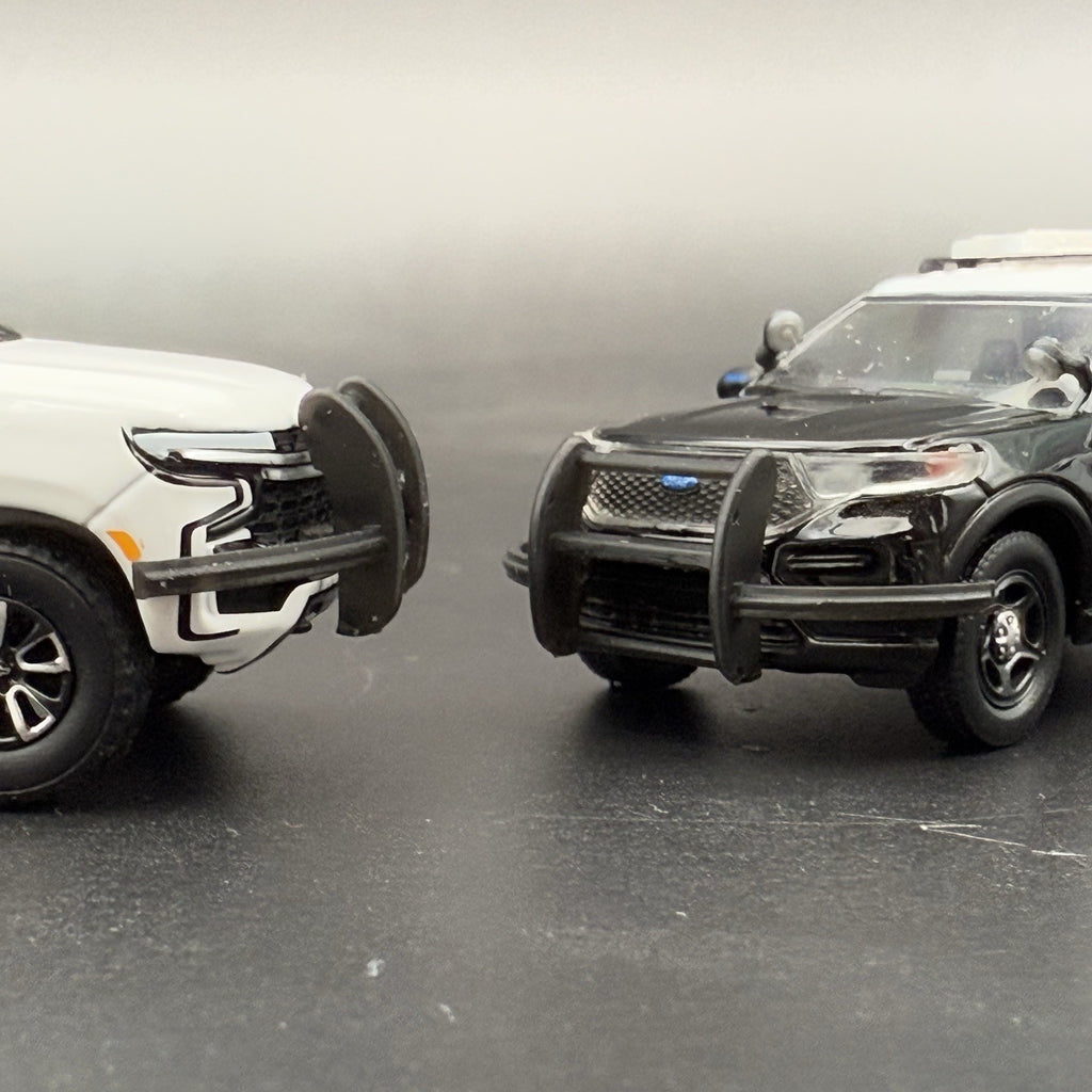 2 PACK 1/64 SUV Setina Wrap Around Push Bumper Pushbar Police Tahoe Explorer8