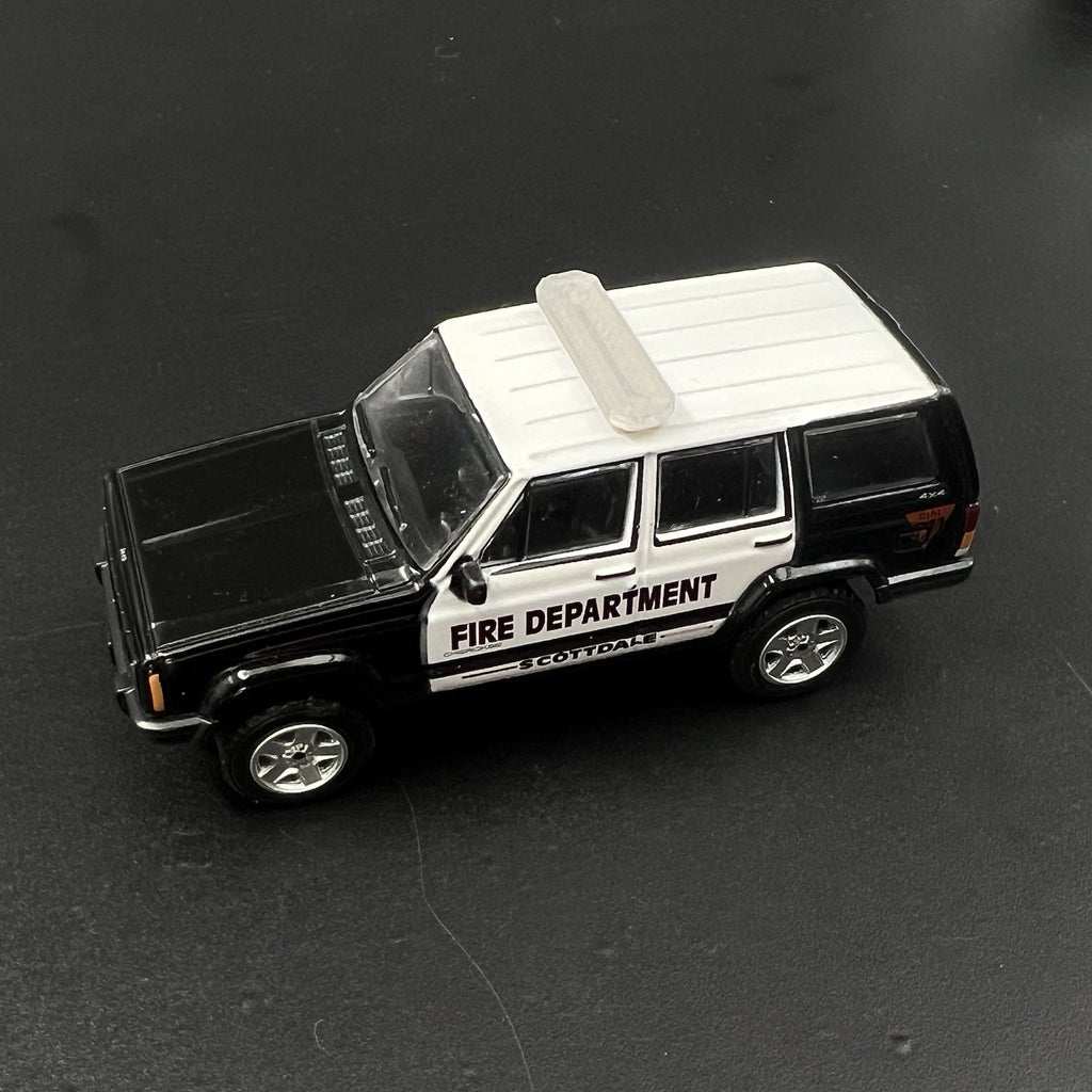 2 Pack 1/64 LED Code 3 X2100 Lightbar For Greenlight Police Sheriff Fire EMS1