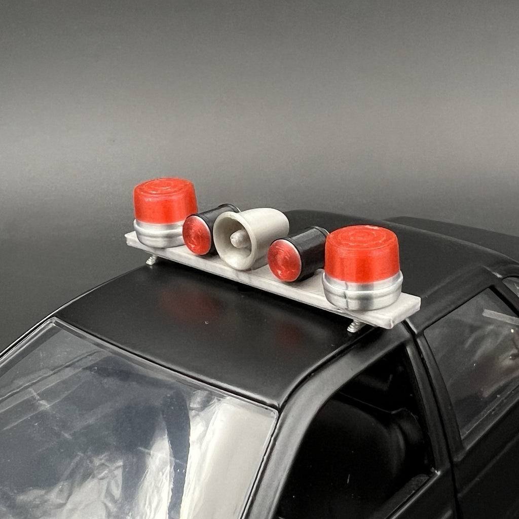 1/24 25 Red Mars Skybolt Beacon Lightbar Siren Speaker Police Sheriff Fire13