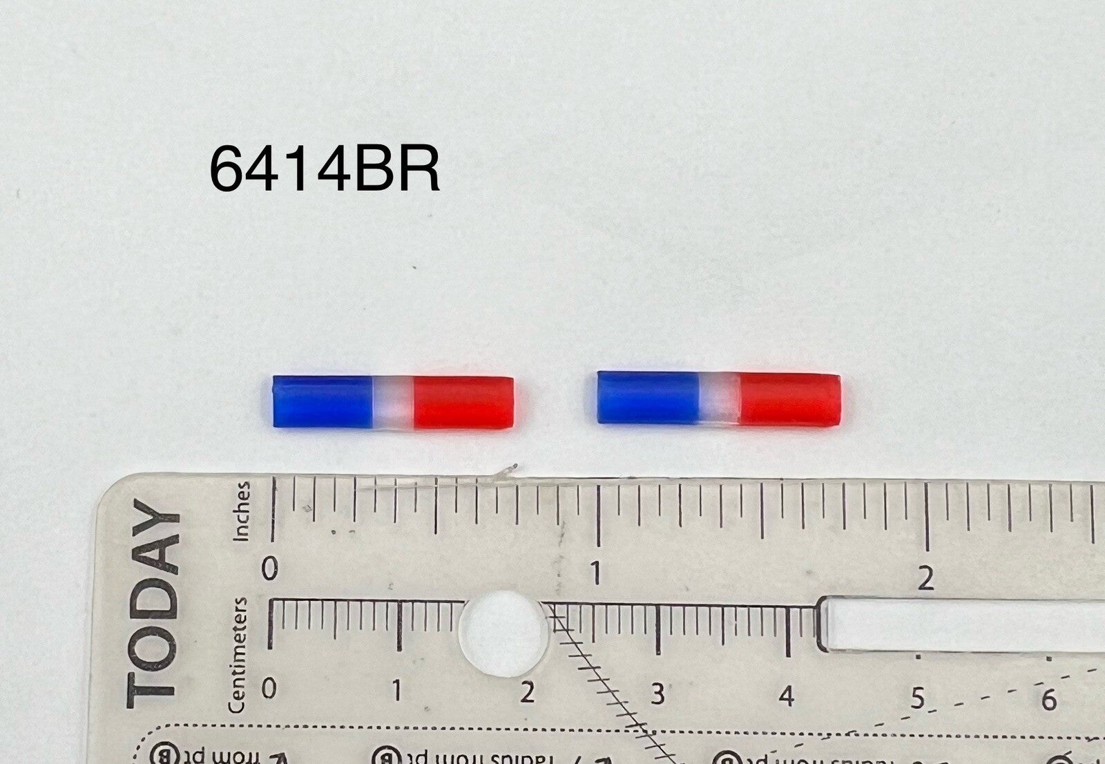 2 Pack 1/64 Blue Red Federal Signal Aerodynic Lightbar Greenlight Police Sheriff0
