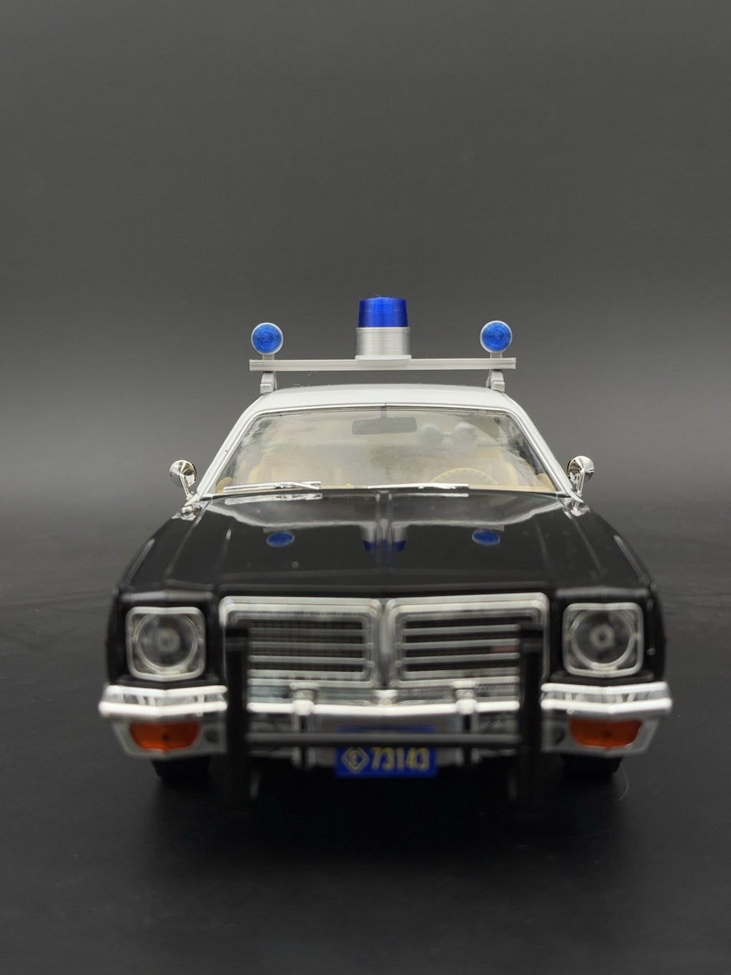 1/24 Scale Model Visibar CJ 184 284 Blue Beacon Lollipop Police Light 2456BBB3