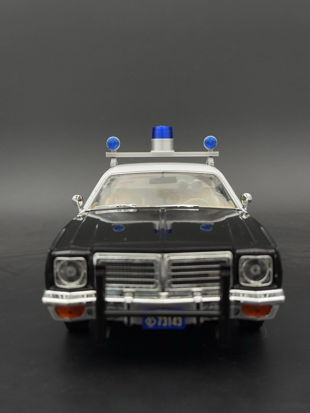 1/24 Scale Model Visibar CJ 184 284 Blue Beacon Lollipop Police Light 2456BBB3