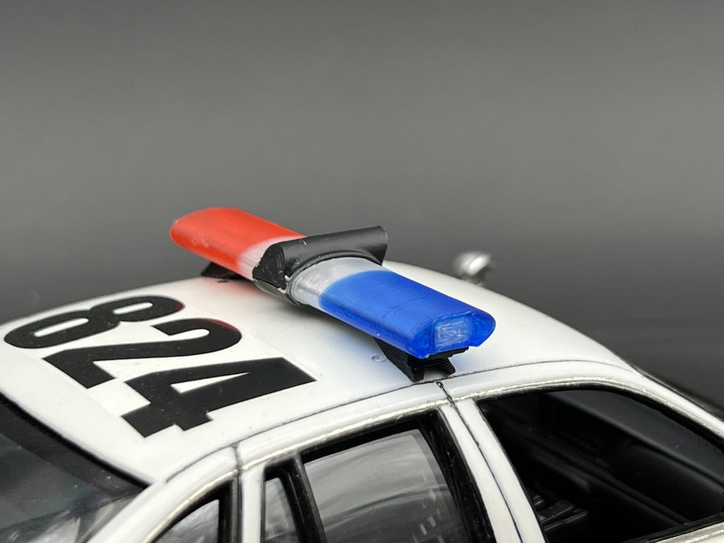 1/24 25 Scale Model Jetsonic Lightbar Blue Red Police 2420BR28