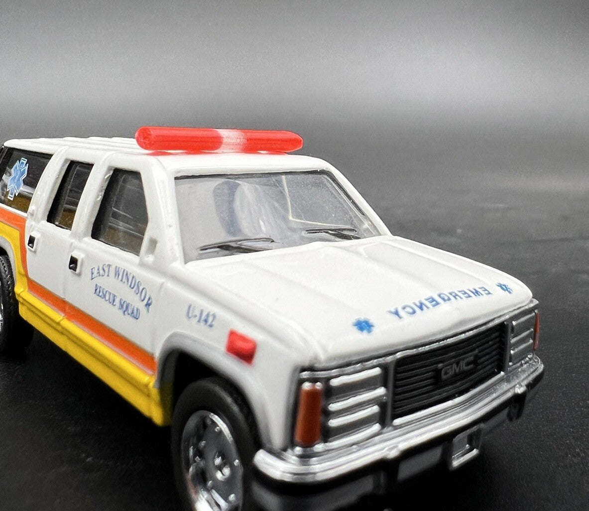 4 Pack 1/87 Red Federal Signal Aerodynic Lightbar Greenlight Police Fire EMS SUV2