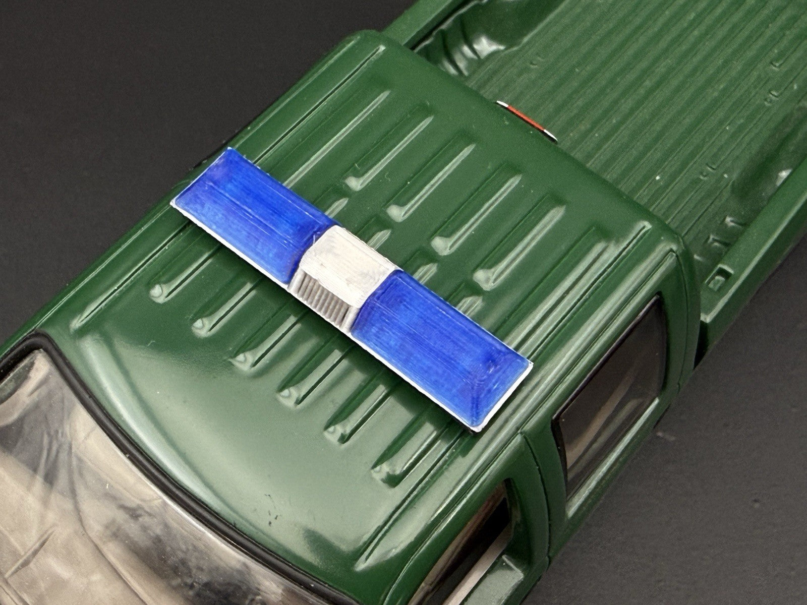 1/32 Blue Chrome Code 3 LP6000 Lightbar Police Fire 3207ChromeB2