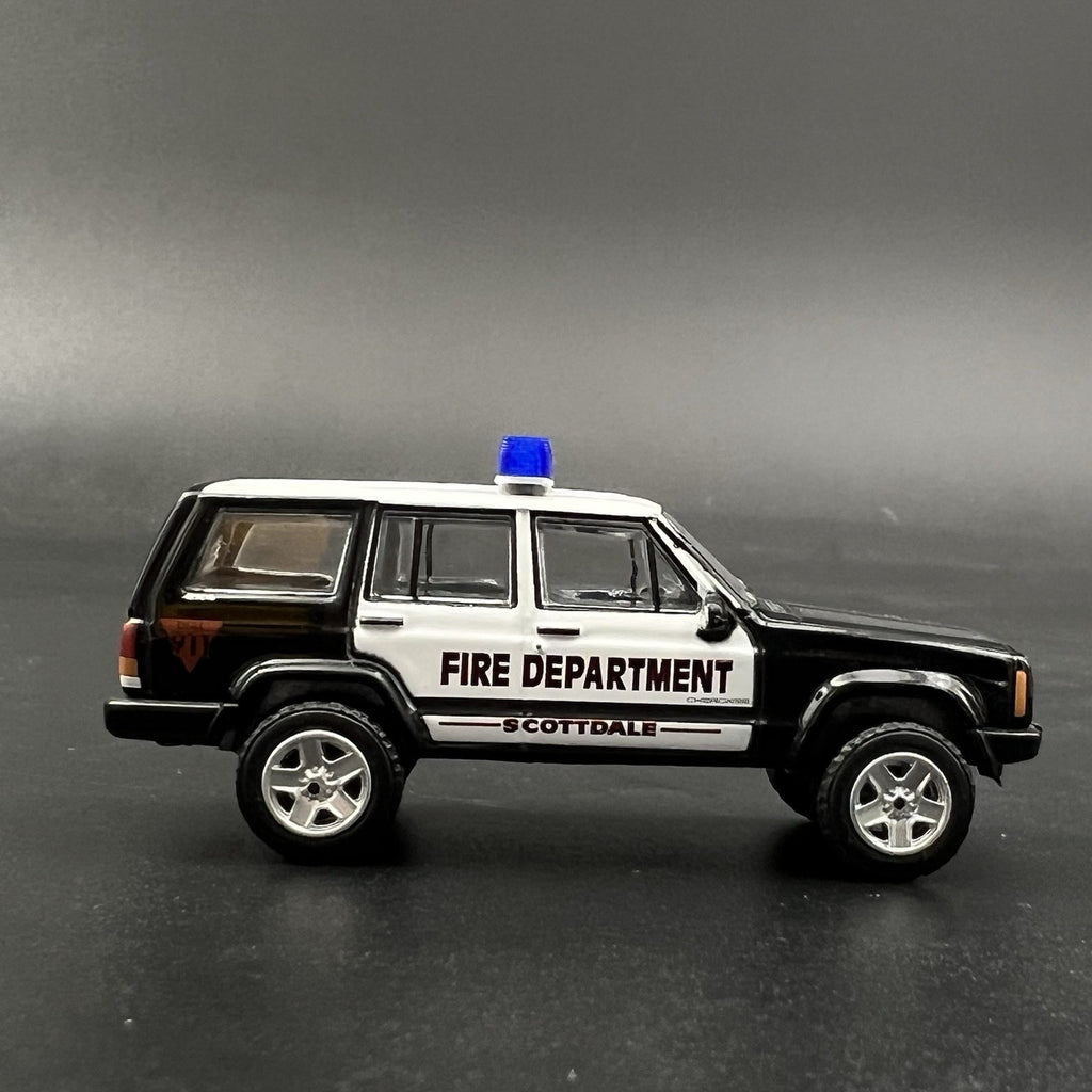 2 Pack 1/64 Blue Federal Signal Twinsonic Lightbar Greenlight Police Sheriff7