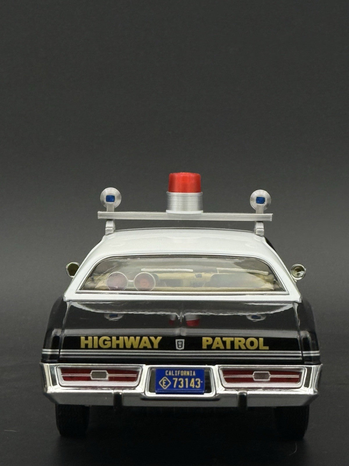 1/24 25 Scale Visibar CJ 184 284 Blue Beacon Red Lollipop Police Light 2456BRB7