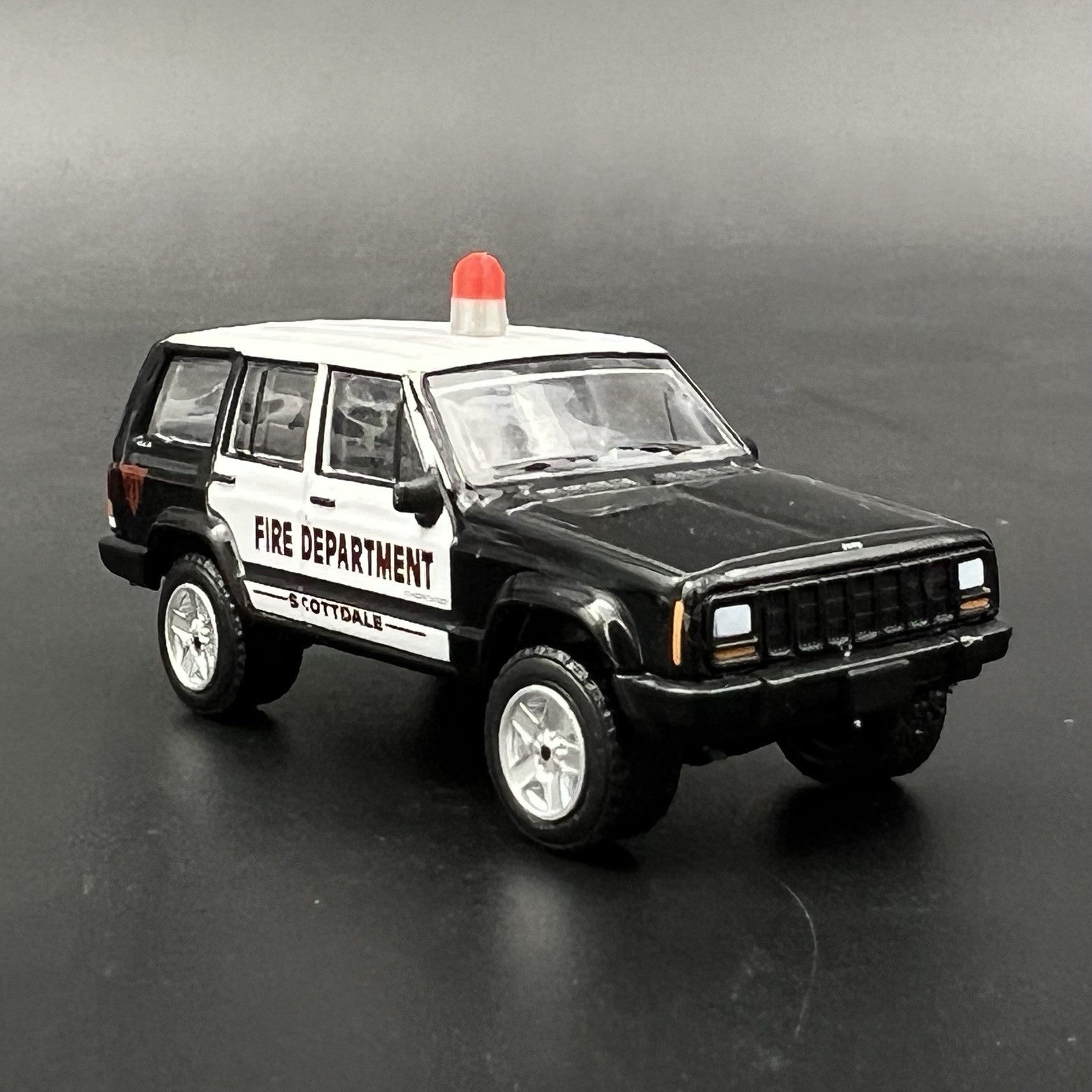 4 Pack 1/64 Vintage Red Beacon Ray Lightbar Sheriff Police Fire Ambulance4