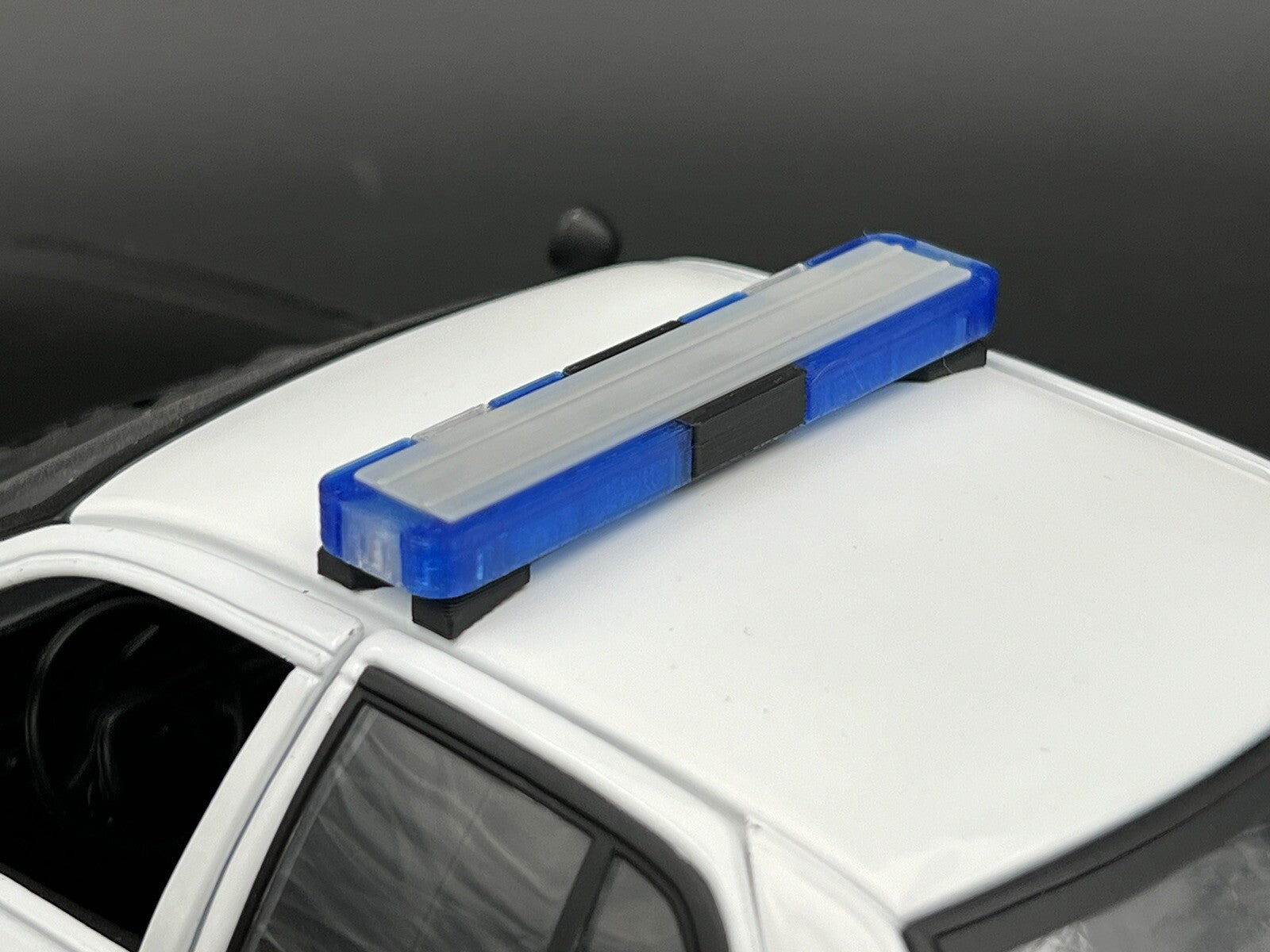 1/18 LED Ready Whelen Edge Lightbar Blue Highway Patrol State Police Sheriff Car7