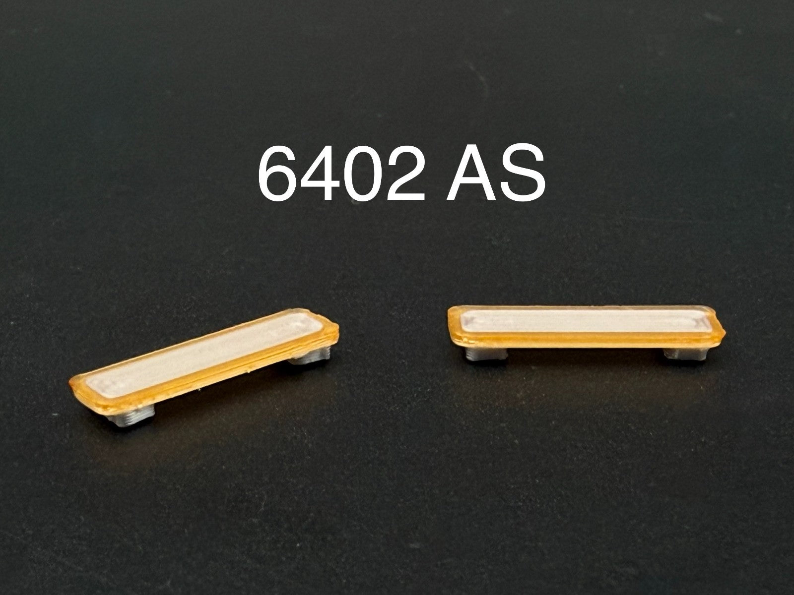 2-Pack 1/64 Scale Model Silver Top Amber LED Style Whelen Lightbar 6402AS0