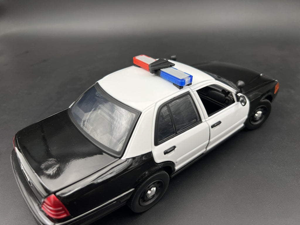 1/18 LED Ready Whelen Edge Lightbar Blue Red w/ Speaker Highway Patrol Police7