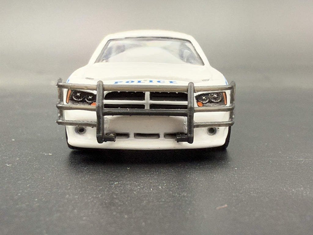2 PACK 1/64 Go Rhino Wrap Around Push Bumper Pushbar Charger Police Greenlight7
