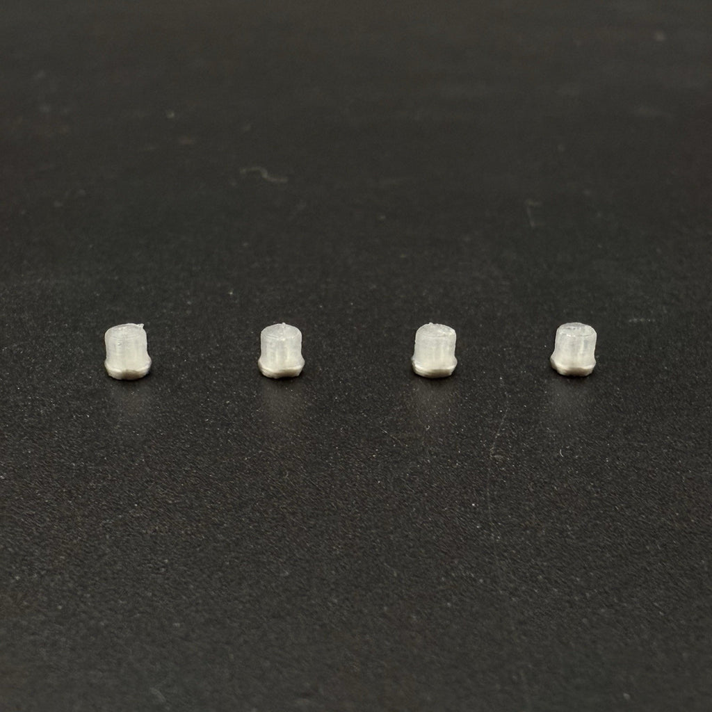 4 Pack 1/87 HO Vintage Clear Beacon Lightbar Police Fire Ambulance Sheriff8