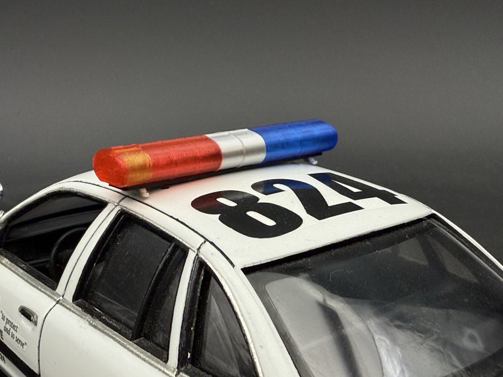 1/32 AeroDynic Lightbar 240 Robert Los Angeles Sheriff Blue Red Police CHP4
