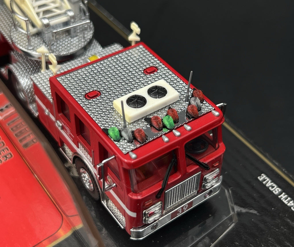 3 Pack 1/64 Chicago Fire CFD Green Red Split Vector Lightbar Truck Engine Code 36