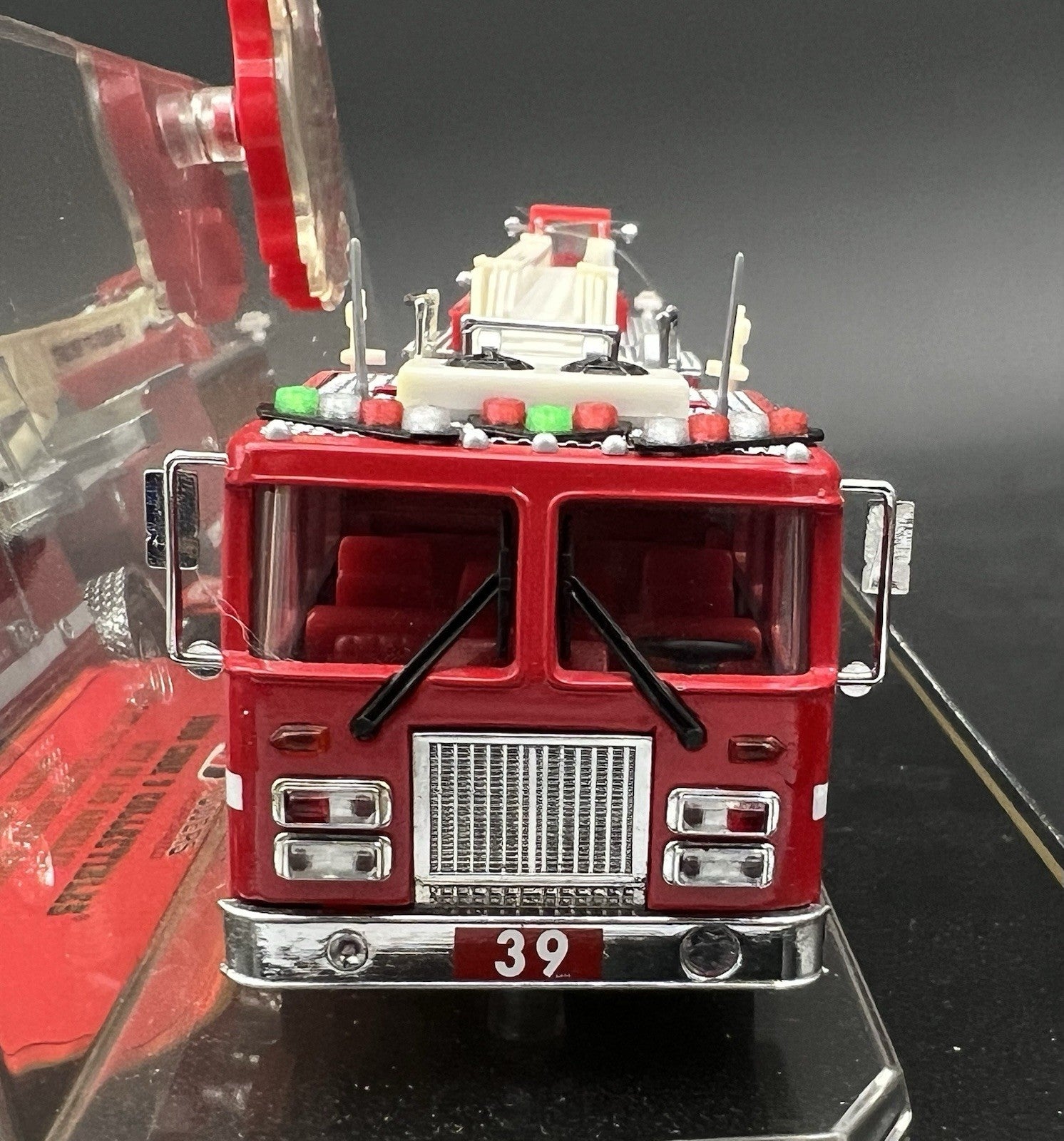 3 Pack 1/64 Chicago Fire CFD Green Red Split Vision SLR Lightbar Truck Code 38