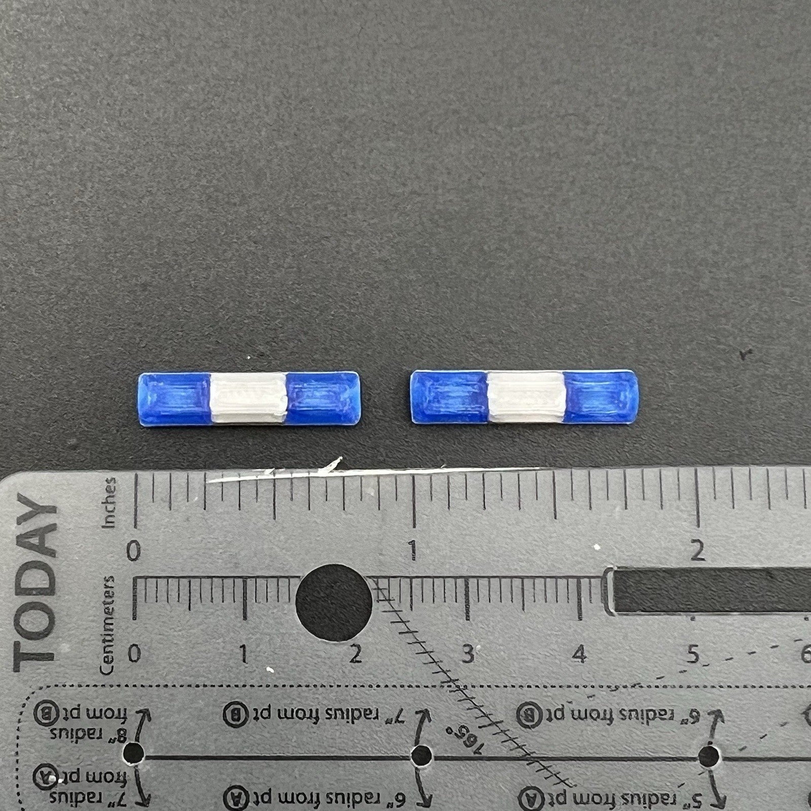 2 Pack 1/64 Smith Wesson 8000 8780 8880 8980 Lightbar Blue Fire Police Sheriff1