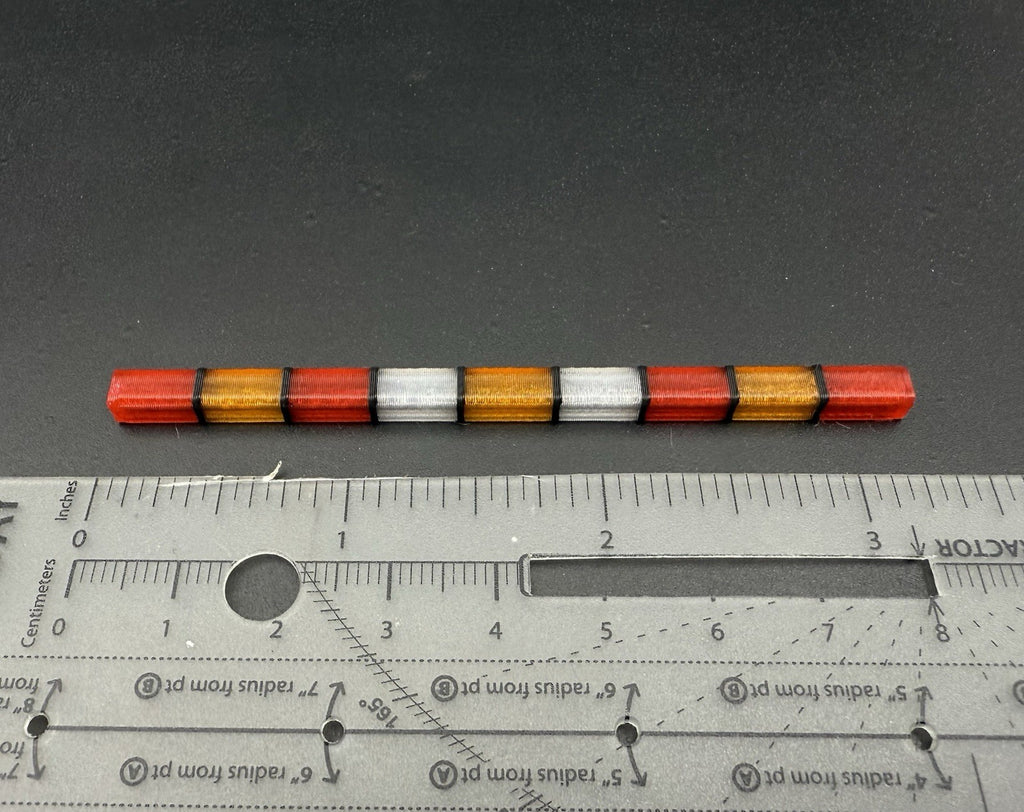 1/24 25 Scale Model Red Amber Clear Whelen 4500 Ambulance EMS Fire 2452RCA1