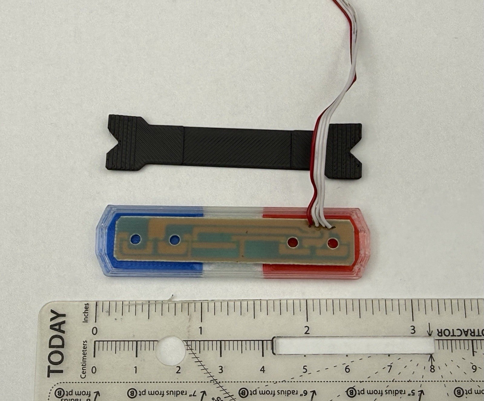 1/18 Scale Model PCB Compatible Code 3 2700 Lightbar Blue Red Police 1813PCBBCR2