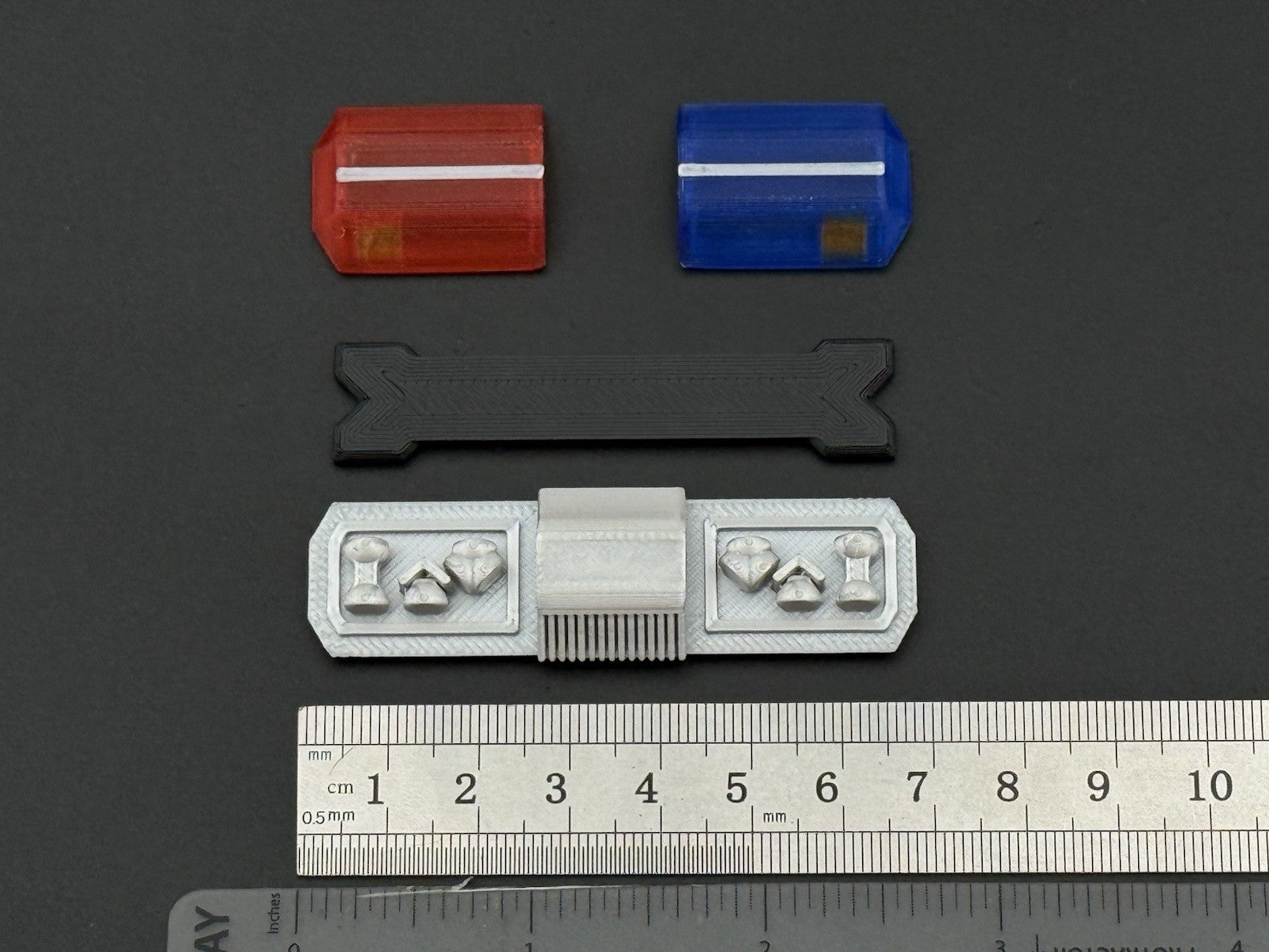 1/18 Scale Model Blue Red Amber Code 3 XL Lightbar Police California 1822ChromCA18