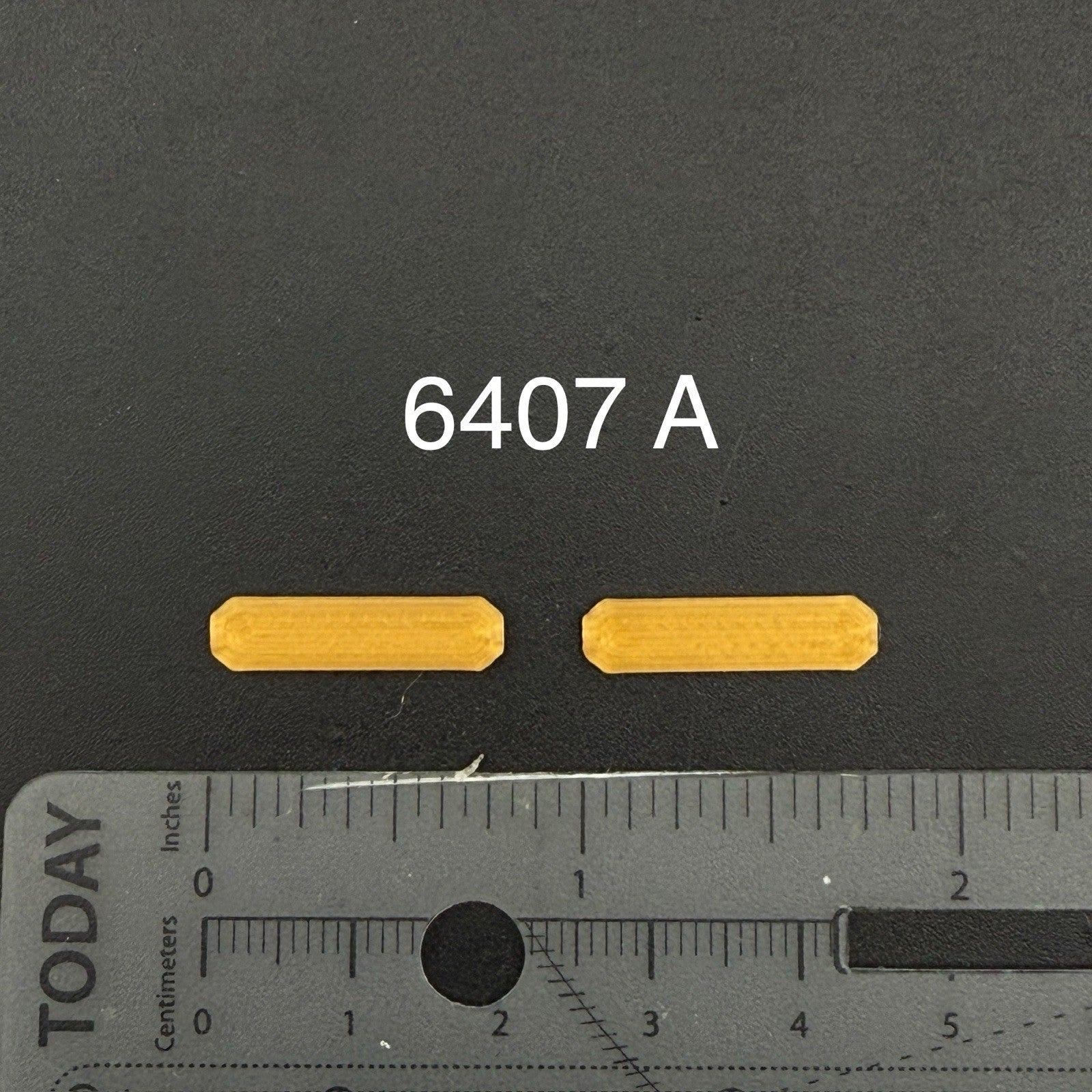 2 Pack 1/64 Amber LED Code 3 X2100 Lightbar For Greenlight Car Security Work Tow0