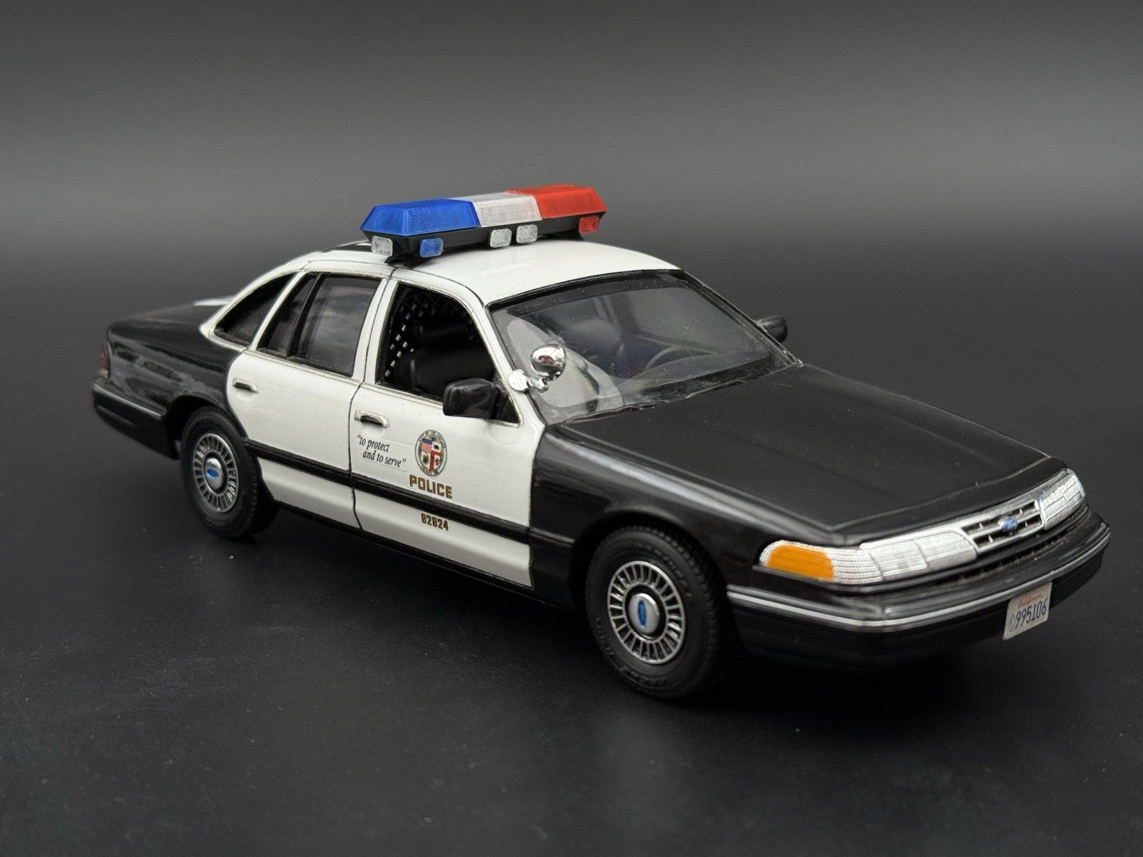1/24 25 Scale Blue Red Clear Streethawk XL Lightbar Police 2464BRClearXL5