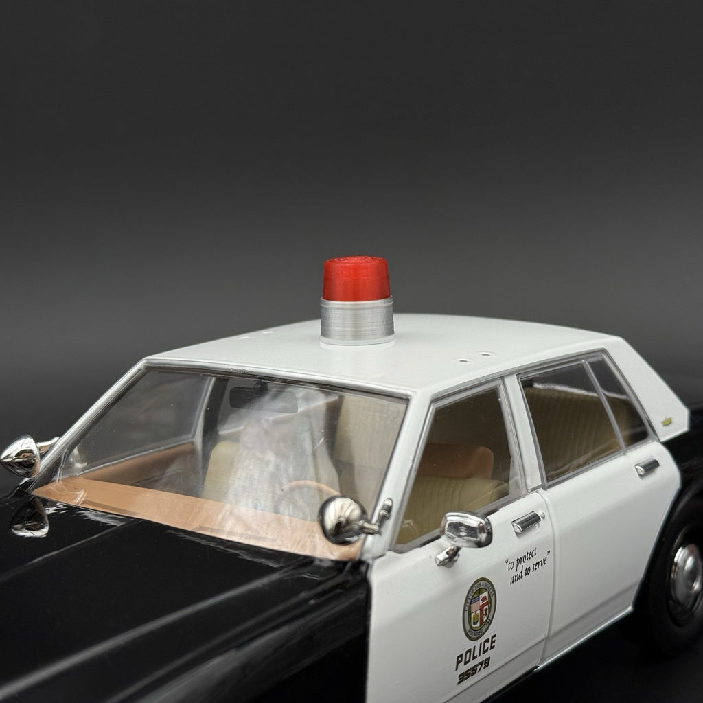 2 Pack 1/18 LED Ready Federal CJ 184 284 Beacon Red State Police Trooper Sheriff5
