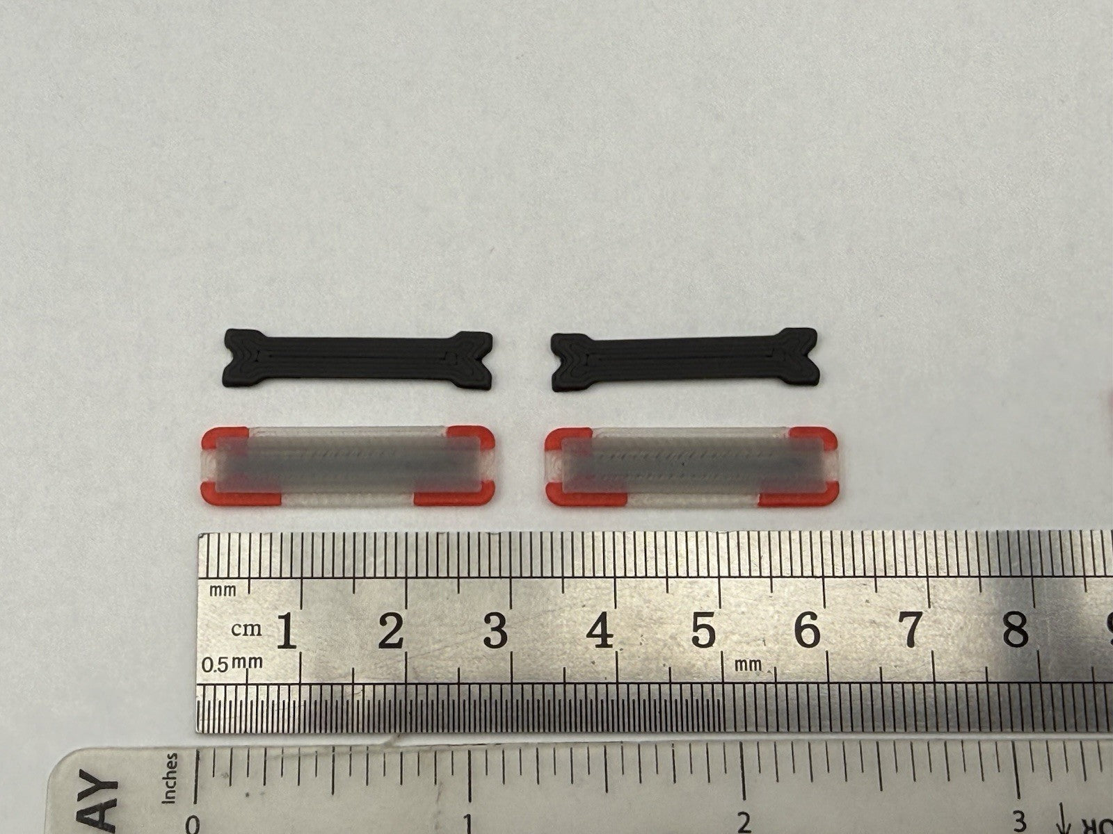 2 PACK 1/43 O Scale Model Whelen Liberty Red Police Lightbar 4301 R21