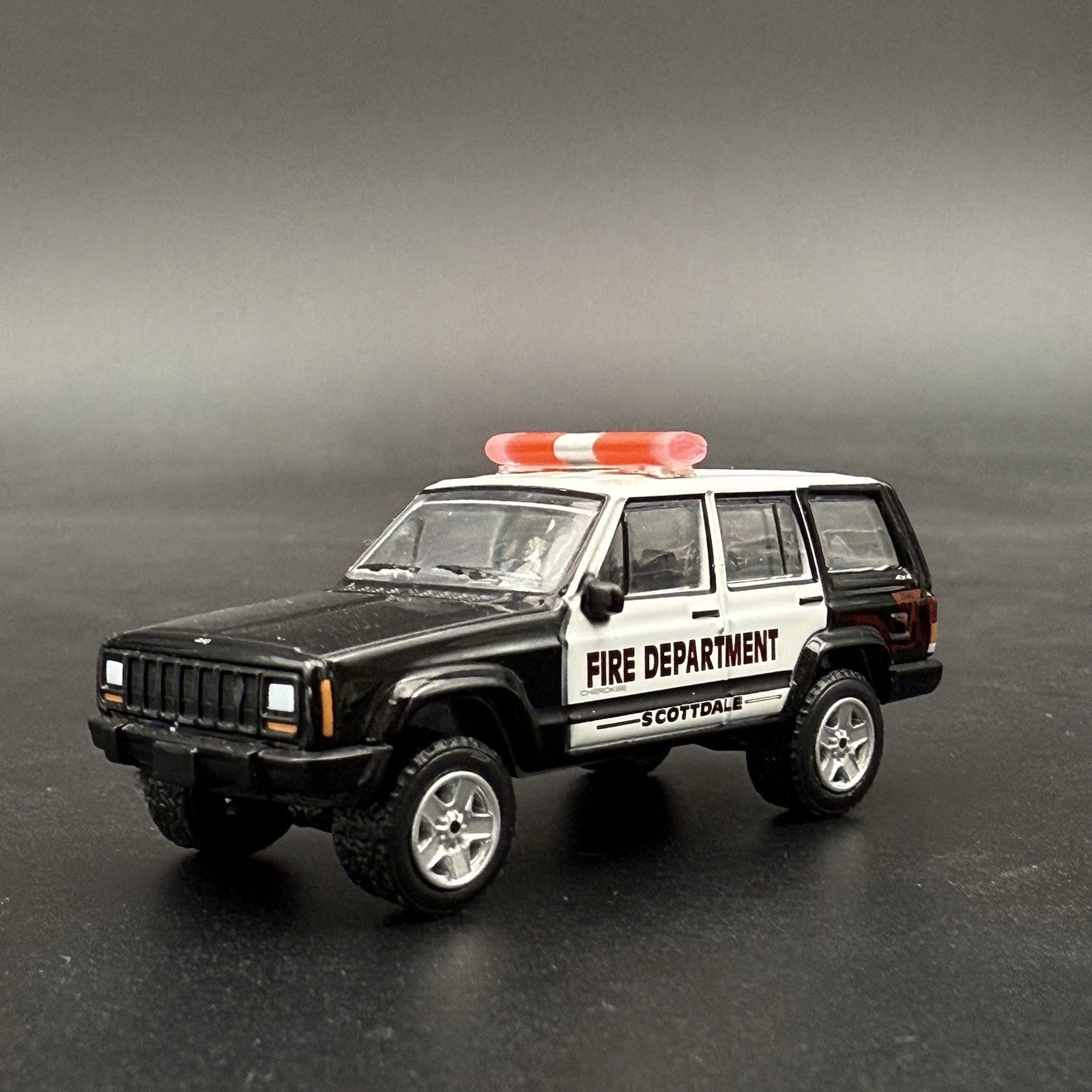 4 Pack 1/87 Clear Red Chrome NYSP Aerodynic Lightbar New York State Police4