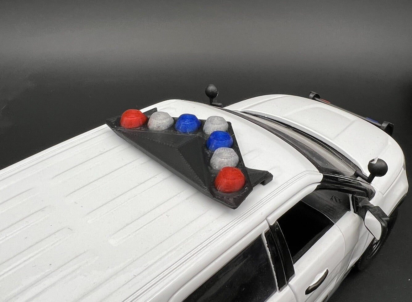 1/18 LED Ready LVMPD Blue Red Federal Signal Vision SLR Lightbar Police Car8
