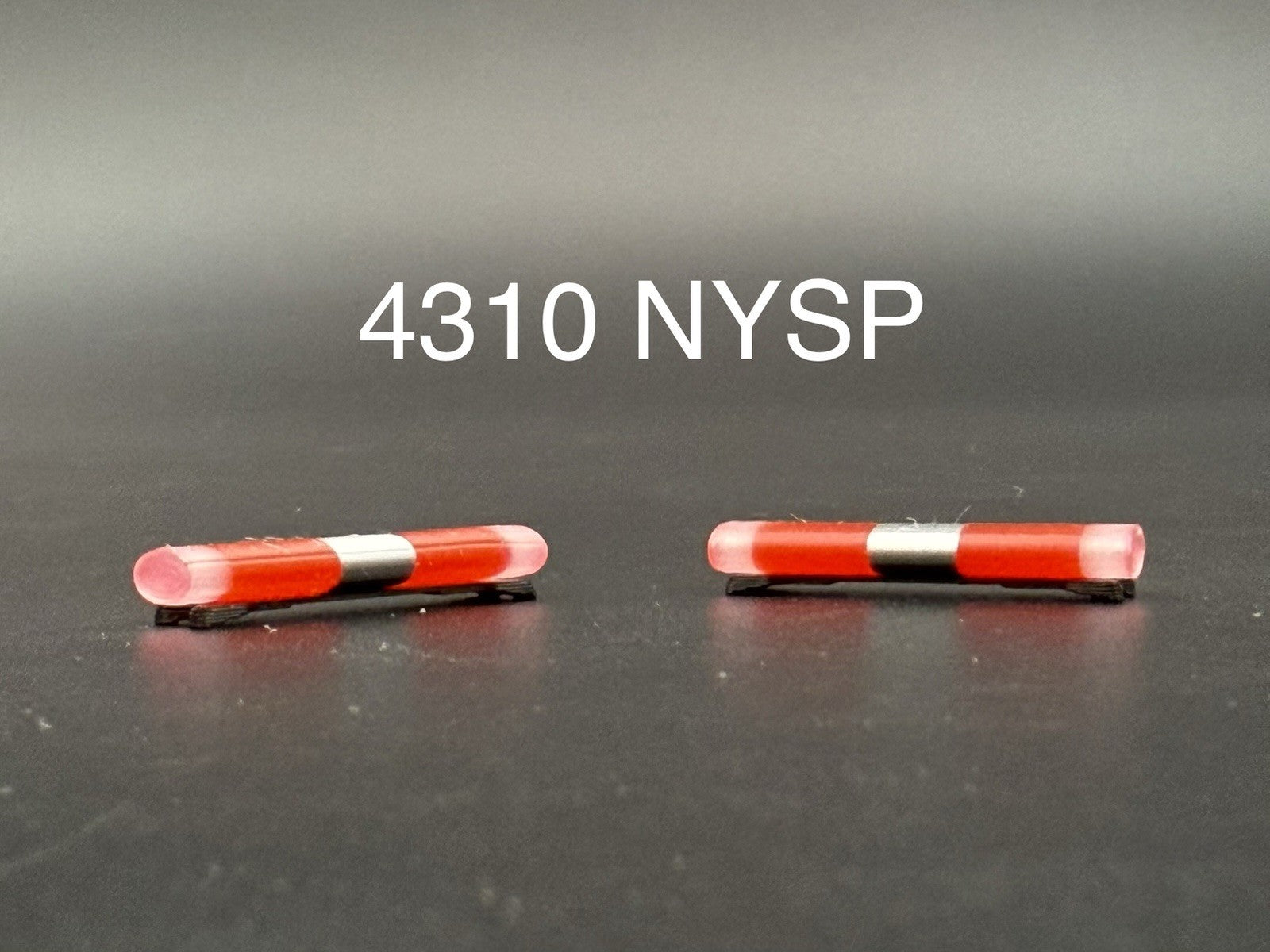 2 Pack 1/43 O Scale Red Chrome NYSP New York Aerodynic Lightbar Police Fire 43100