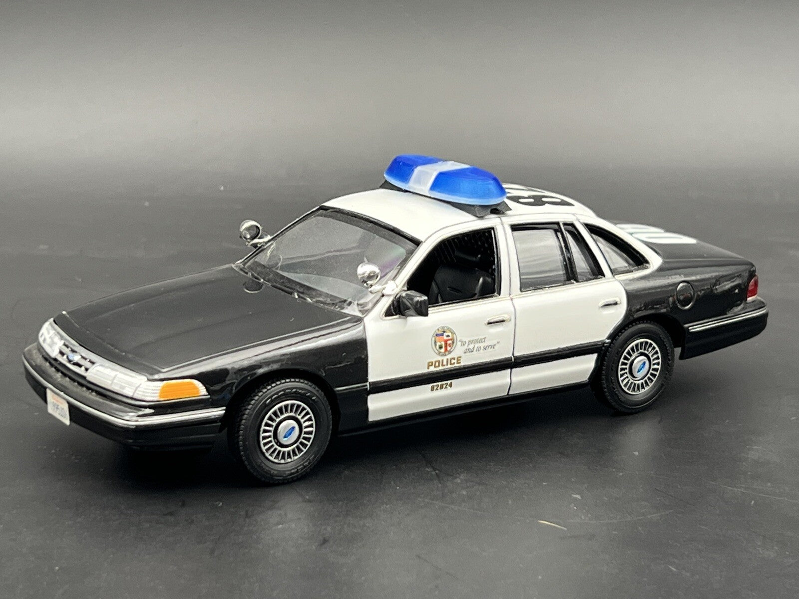 1/24 25 Blue Clear Federal Signal Vista Lightbar Kentucky State Police Sheriff9