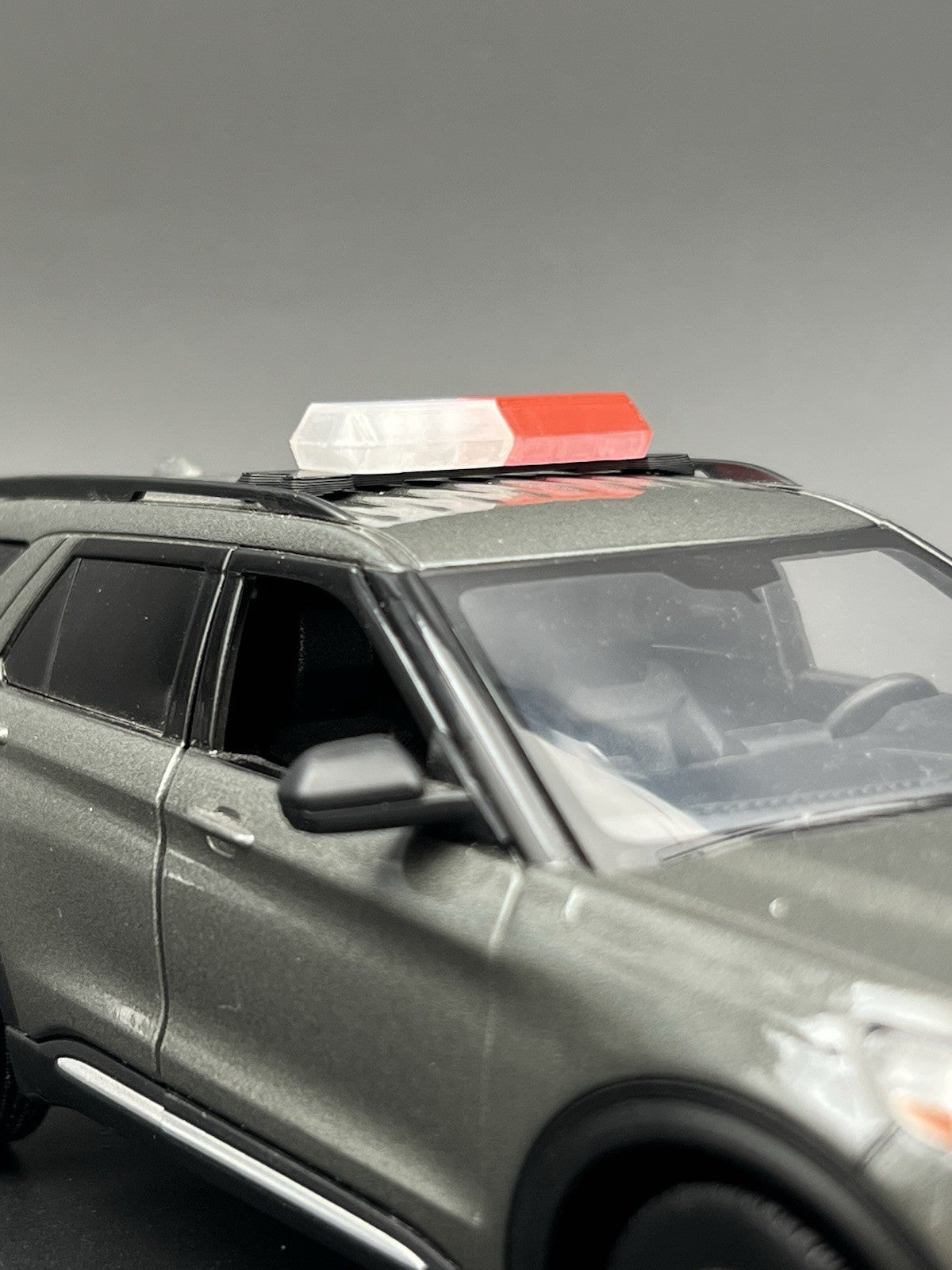 1/24 25 Red Half Code 3 MX7000 Lightbar W/ Internal Lens Police Sheriff Fire8