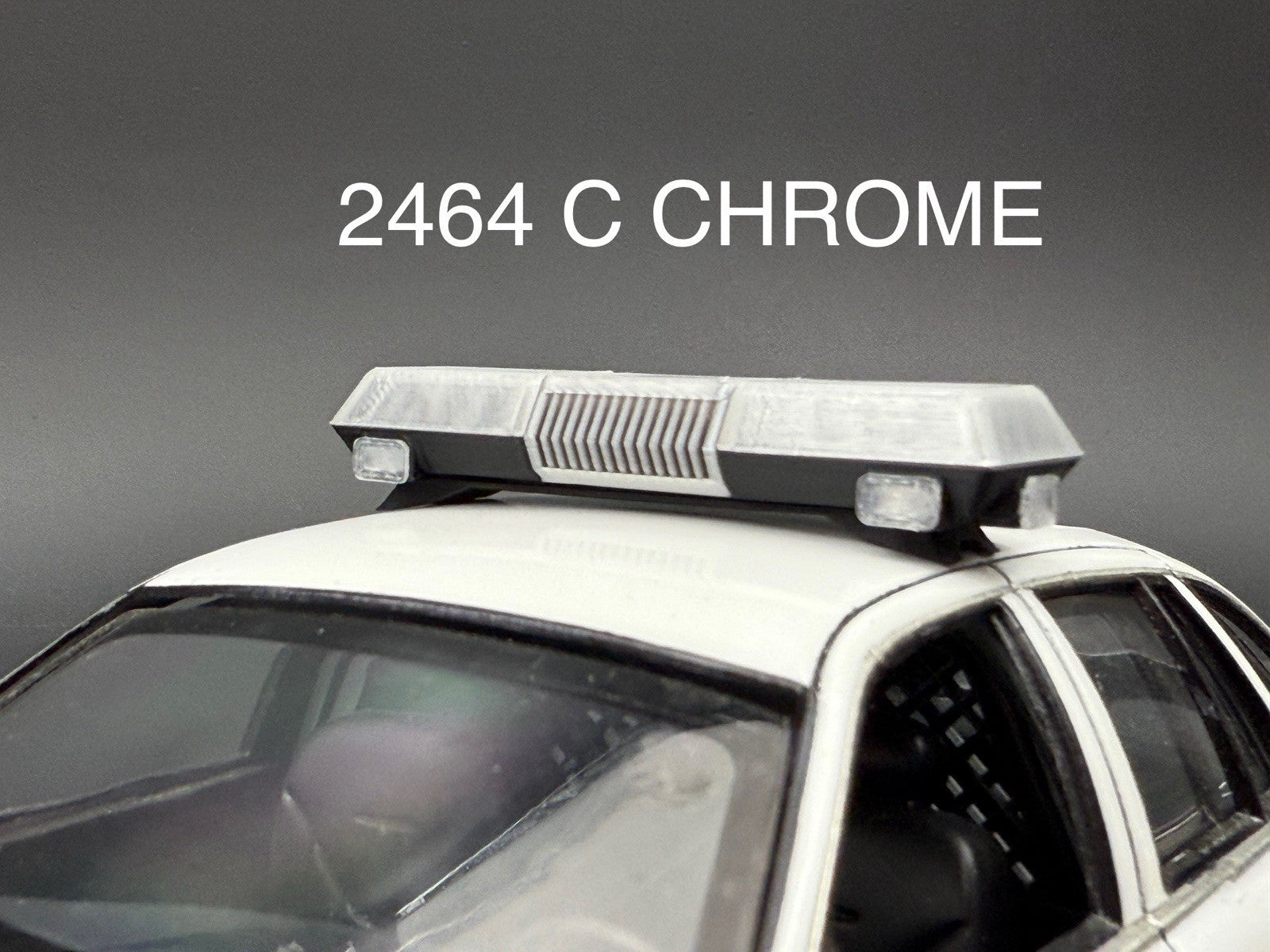 1/24 25 Scale Clear Chrome Streethawk Lightbar Police 24640