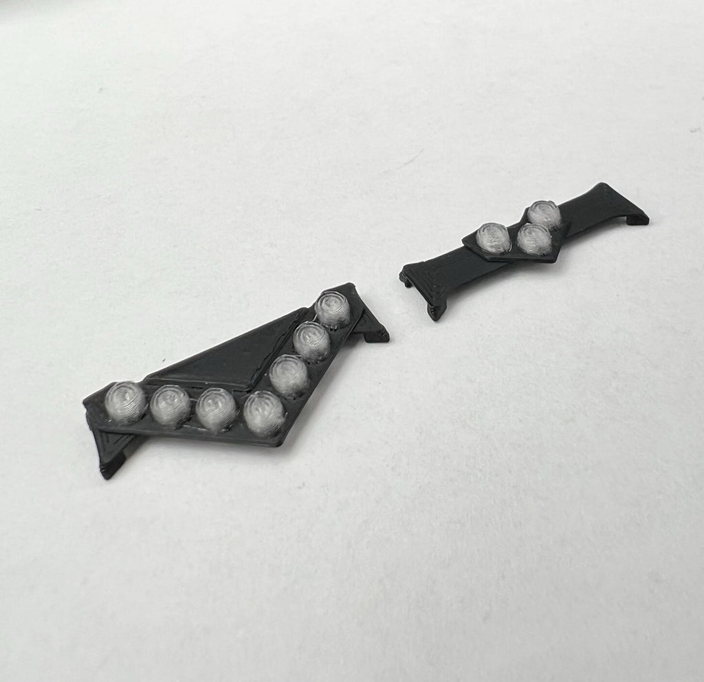 2 Pack 1/43 Federal Signal Vector Vision SLR Lightbar For Greenlight Police Cars3