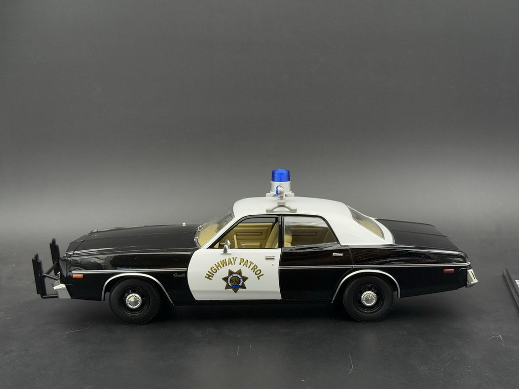 1/24 Scale Model Visibar CJ 184 284 Blue Beacon Lollipop Police Light 2456BBB5