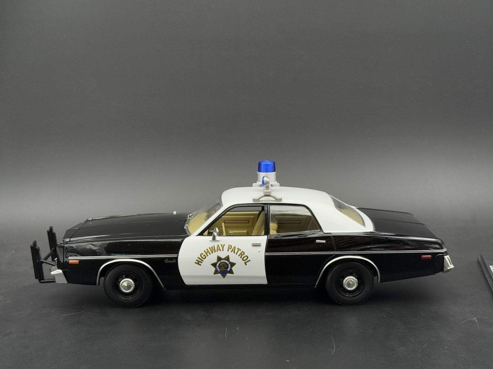 1/24 Scale Model Visibar CJ 184 284 Blue Beacon Lollipop Police Light 2456BBB5