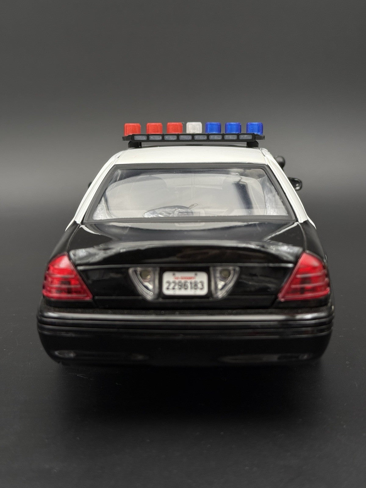1/18 LED Ready Blue Red Federal Signal Vector Vision Lightbar Police Car BR213
