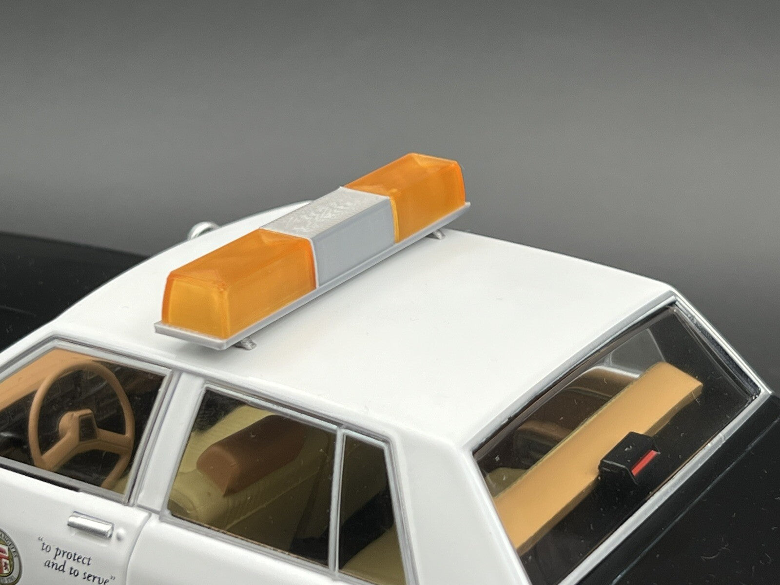 1/18 Scale Model Amber Federal Twinsonic Lightbar Tow Work Truck Security 1821A6