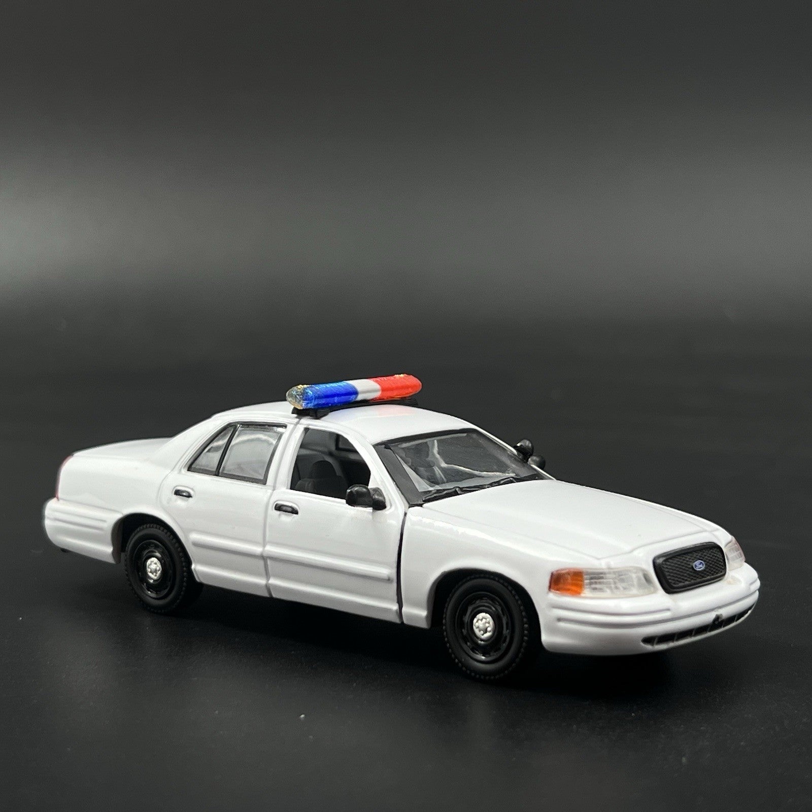 1/43 AeroDynic Lightbar Dukes Of Hazzard Sheriff Blue Red Chrome Police CHP LAPD6