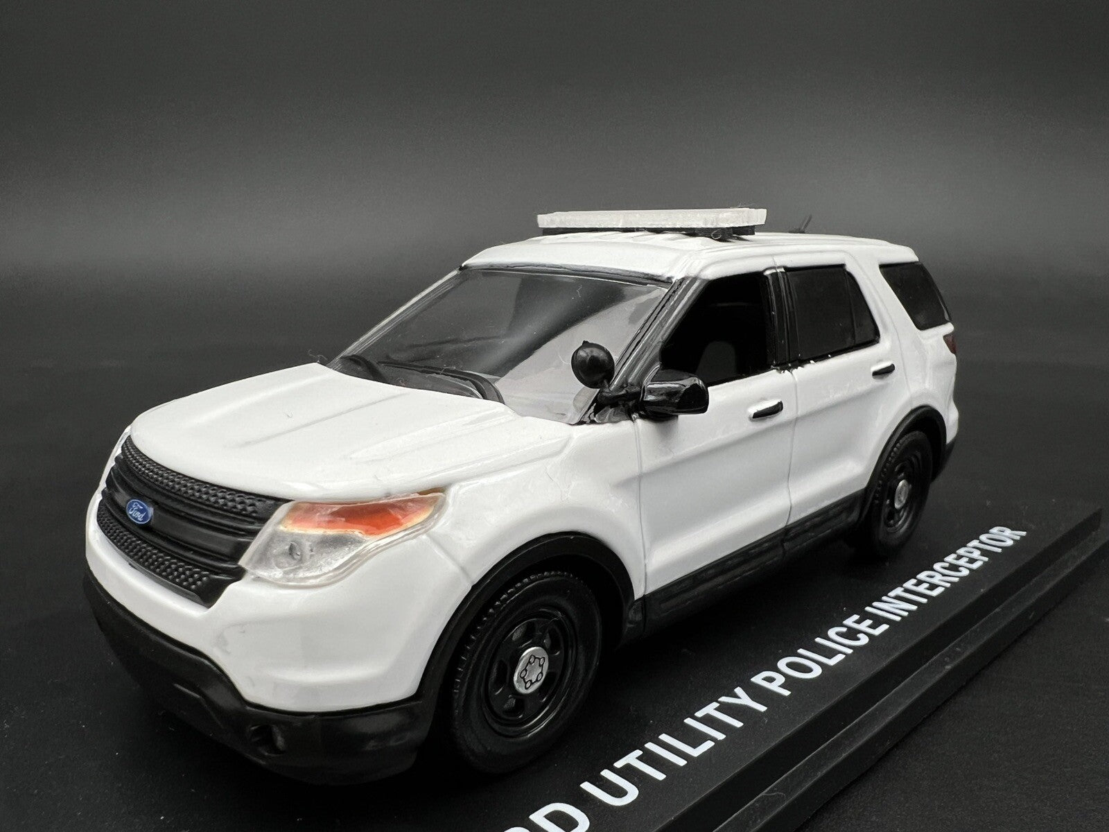 2 Pack 1/43 SUV Length Whelen LED Gray Top Cover Lightbar O Scale Police Sheriff5
