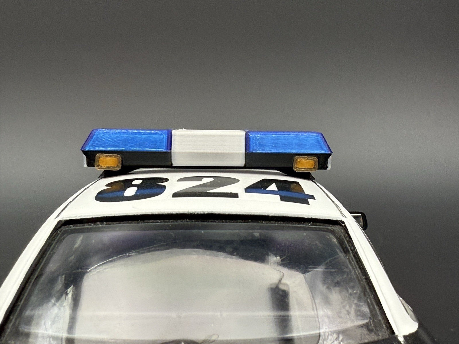 1/24 25 Scale Blue Chrome Streethawk Lightbar Police 246416